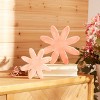 Mango Wood Flower Decor (Set of 2) - 2 of 4