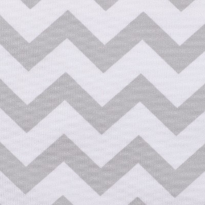 Chevron Gray Hypoallergenic Embroidered Microfiber Pillowcase Set