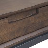 WyndenHall 54" Devlin Mid-Century Wide Console Table Walnut Brown - image 4 of 4