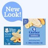 Gerber Baby Food Banana Peach Teething Wafer Baby Snack - 12ct/1.7oz Total - 3 of 4