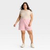 Women's Fleece Bermuda Mid-Rise Pull-On Shorts - Wild Fable™ - 3 of 3