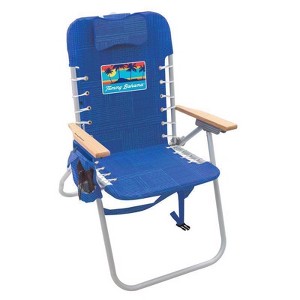 Tommy Bahama 4-Position Multicolored Beach Backpack Chair (Case of 4) - 1 of 1