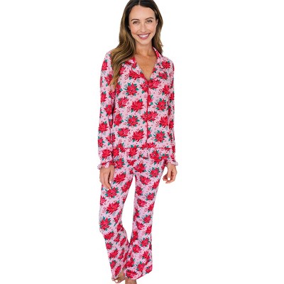 RuffleButts SoftSnooze Women's Ruffle Flare Pajama Set