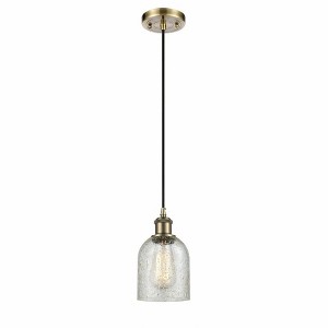 Caledonia - 1 Light Cord Hung Mini Pendant In Industrial Style-10 Inches Tall and 5 Inches Wide - 1 of 1