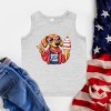 The Juniper Shop Patriotic Dog Ice Cream Toddler Tank - 5/6T - Heather Grey - 3 of 4