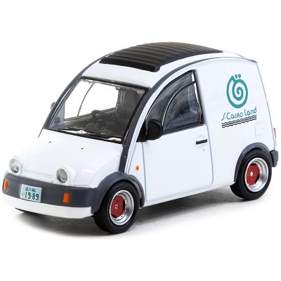 Nissan S-Cargo Van RHD (Right Hand Drive) "S-Cargo Land" White "Global64" Series 1/64 Diecast Model by Tarmac Works