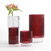 Zinc Fluted Glass Vase Set Of 3 - RDC4034 - Safavieh - 3 of 4