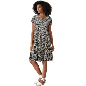 ellos Plus Size A-Line Knit Tee Dress - 1 of 3
