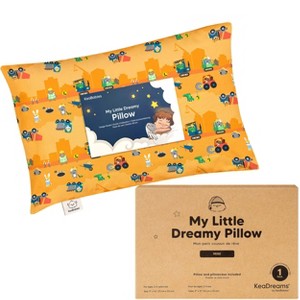 KeaBabies Mini Toddler Pillow with Pillowcase, 9x13 Small Pillow for Toddler, Soft Kids Pillow for Sleeping, Travel, Age 2-4 - 1 of 4