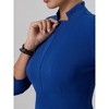 Hobemty Women's Business Stand Collar Zipper Neck 3/4 Sleeve Pencil Dresses - image 4 of 4