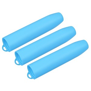 Unique Bargains Kitchen Non-Slip Easy-to-Use Odorless Silicone Garlic Peeler Tube 3 Pcs - 1 of 4