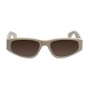Rag & Bone RNB 1047/G/S 2MB Womens Oval Sunglasses Cream Gold 55mm - 2 of 3