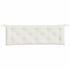 vidaXL Garden Bench Cushion Melange Cream 59.1"x19.7"x2.8" Fabric - 4 of 4