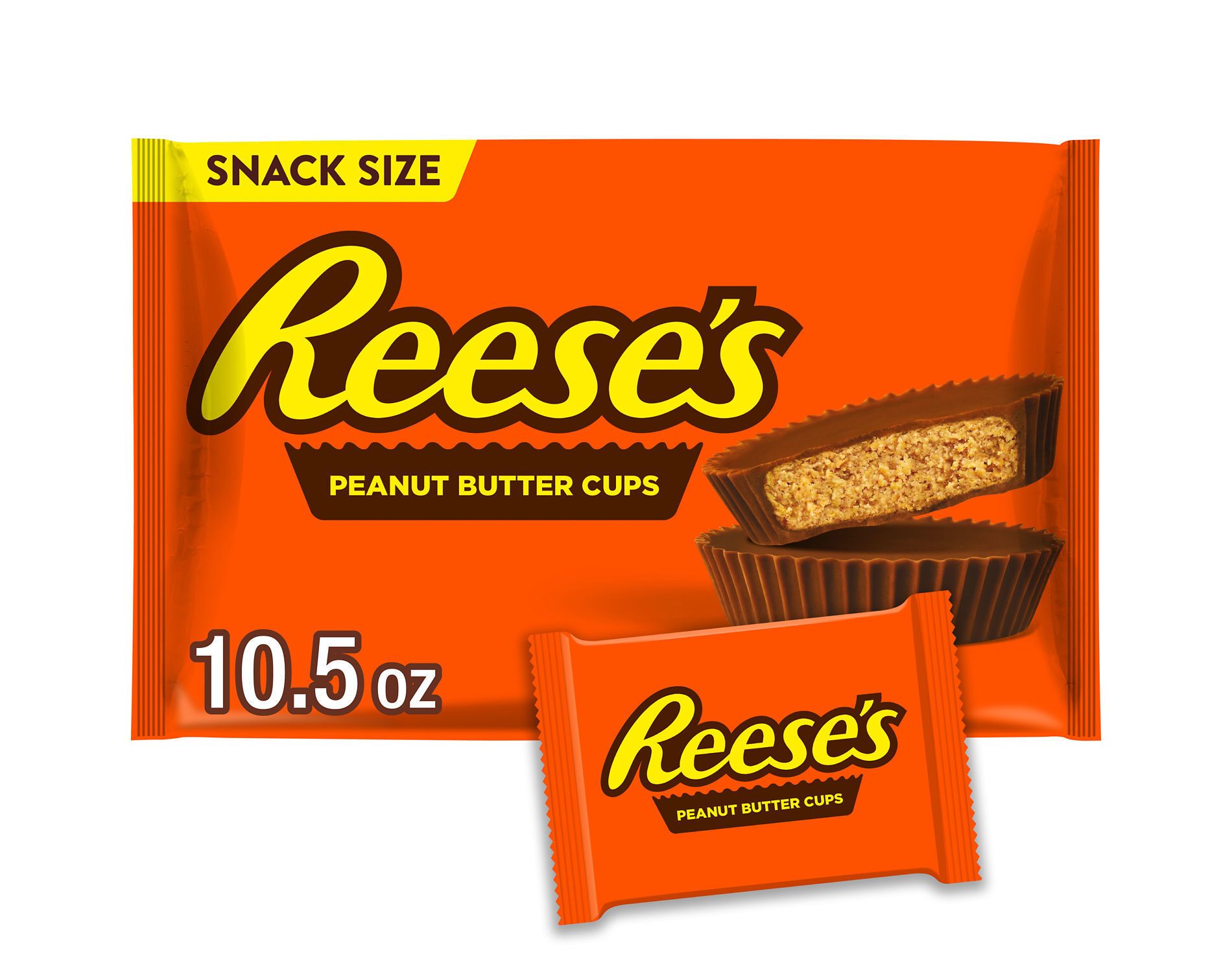 Reese's Milk Chocolate Peanut Butter Cups Snack Size Candy - 10.5oz