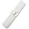 Silver Spoons Elegant Round Napkin Rings Set of 6, Pearly Napkin Holders for Table Setting - White - 3 of 3