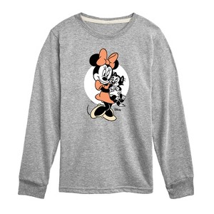 Boys' - Disney - Minnie Mouse & Figaro Hugs Long Sleeve Graphic T-Shirt - 1 of 4