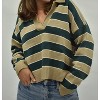 Women's Ivy League Striped Sweater - Blu Pepper - 4 of 4