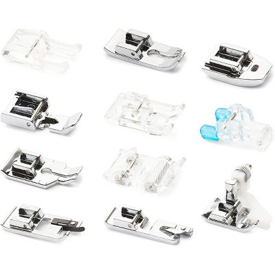 Bright Creations 11 Piece Sewing Machine Presser Feet Set, Sewing Foot Kit Accessories & Supplies