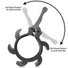 Philosophy Gym Locking Aluminum Barbell Collars, Anti-Slip 2" Olympic Weight Clamps - Quick Release Collar Clips Pair - 4 of 4