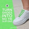 The Original Stretchlace No-Tie Silicone Elastic Shoelaces – Green Tieless Shoe Laces (1 Set) - 4 of 4