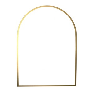 PexFix Arched Mirror for Entryway Bathroom Wall Decor Metal Frame Wall Mounted Mirror 2-Pieces - 1 of 3