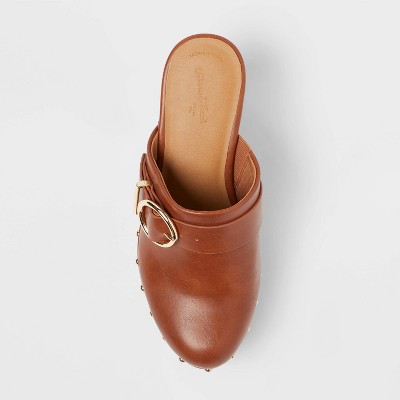 Women's Sedona Heels with Memory Foam Insole - Universal Thread Brown - image 3
