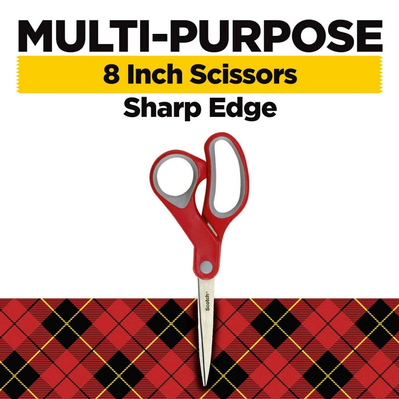 Scotch 2pk Multi-Purpose 8&#34; Scissors, 4 of 16