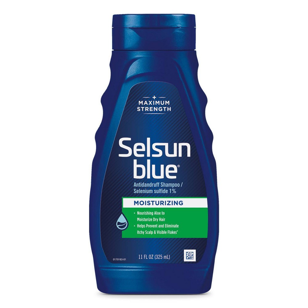 Photos - Hair Product Selsun Blue Moisturizing Dandruff Shampoo - 11 fl oz