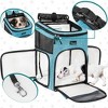 PetAmi Dog Backpack Carrier, Airline Approved Cat Backpacks Carrying Pet Back Pack, Ventilated Soft Sided Bookbag Travel Hiking Camping - 3 of 4