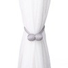 Elegant Magnetic Curtain Tiebacks (Set of 2) - Tree City - 3 of 4