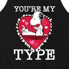 Men's - Peanuts - You're My Type Graphic Tank Top - 2 of 4