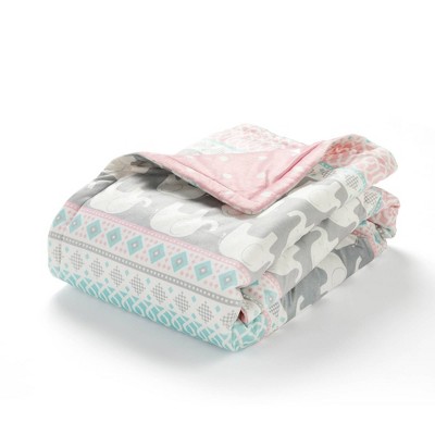 Lush Décor Plush Oversized Reversible Baby Blanket