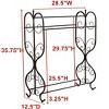 Kings Brand Furniture - Freestanding Pewter Metal Towel Rack Stand with 3 Bars for Bathroom, Bedroom, Laundry Room, Blanket Rack - 3 of 4