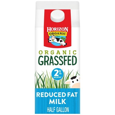 Horizon Organic 2% Reduced Fat Grassfed Milk - 0.5gal