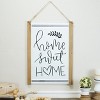 VIP Metal 22 in. White Home Sweet Home Wall Sign - 2 of 4