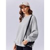 Pinspark Sweatshirt for Women Oversized Fall Outfit Long Sleeve Y2K Pullover Top Crewneck Sweat Shirts with Side Pockets - 4 of 4