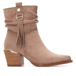 XTI Women's Suede Italian Western Booties 144461 - 1 of 4