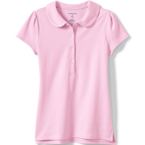 Collared Jersey Top - Light pink - Kids