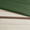TopComfy Bedding Sets 7 Pc Pieced Faux Suede Comforter Set Cal King Plush Bedding Set Soft Velvety Texture For Bedroom, Green, 18.7"*13.39"*11.61" - 3 of 4
