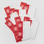 24ct 'Very Merry' Snowflake Peel & Stick Shipping Label - Wondershop™