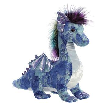 Aurora Luxe Boutique 17" Zion Dragon Blue Stuffed Animal