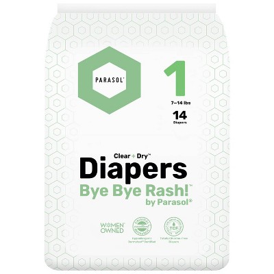 Parasol Clear+Dry Natural Disposable Diapers