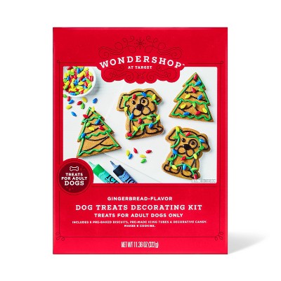 DIY Cookie Kit Gingerbread Flavor Dog Treats - Wondershop™ 11.36oz/6ct