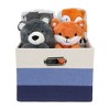 Lambs & Ivy Blue 5-Piece Baby Gift Basket for Baby Shower/Newborn Welcome Home - 3 of 4