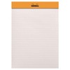 Rhodia "R" Premium Stapled Notepad - Lined 70 sheets - 6 x 8 1/4 - Black cover - 2 of 4