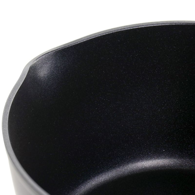 Oster Kingsway 2.6 Quart Aluminum Nonstick Saucepan in Black, 4 of 7