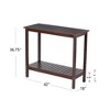 VASIP Acacia Wood Console Table, Indoor Outdoor Storage Furniture with Wide Tabletop and Lower Shelf  for Living Room, Entryway, Hallway - 3 of 4
