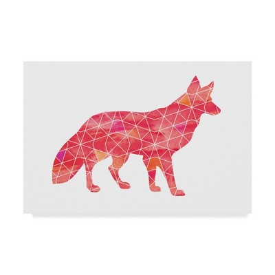 16" x 24" Fox by Erin Clark - Trademark Fine Art