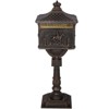 Dexmalle Cast Aluminum Mail Box,Postal Box , Mailbox Color Bronze - 2 of 4