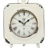 Set of 3 Metal Clocks with Ring Top - Olivia & May: Silent, Vintage Parisian Decor, Tabletop Display - 4 of 4